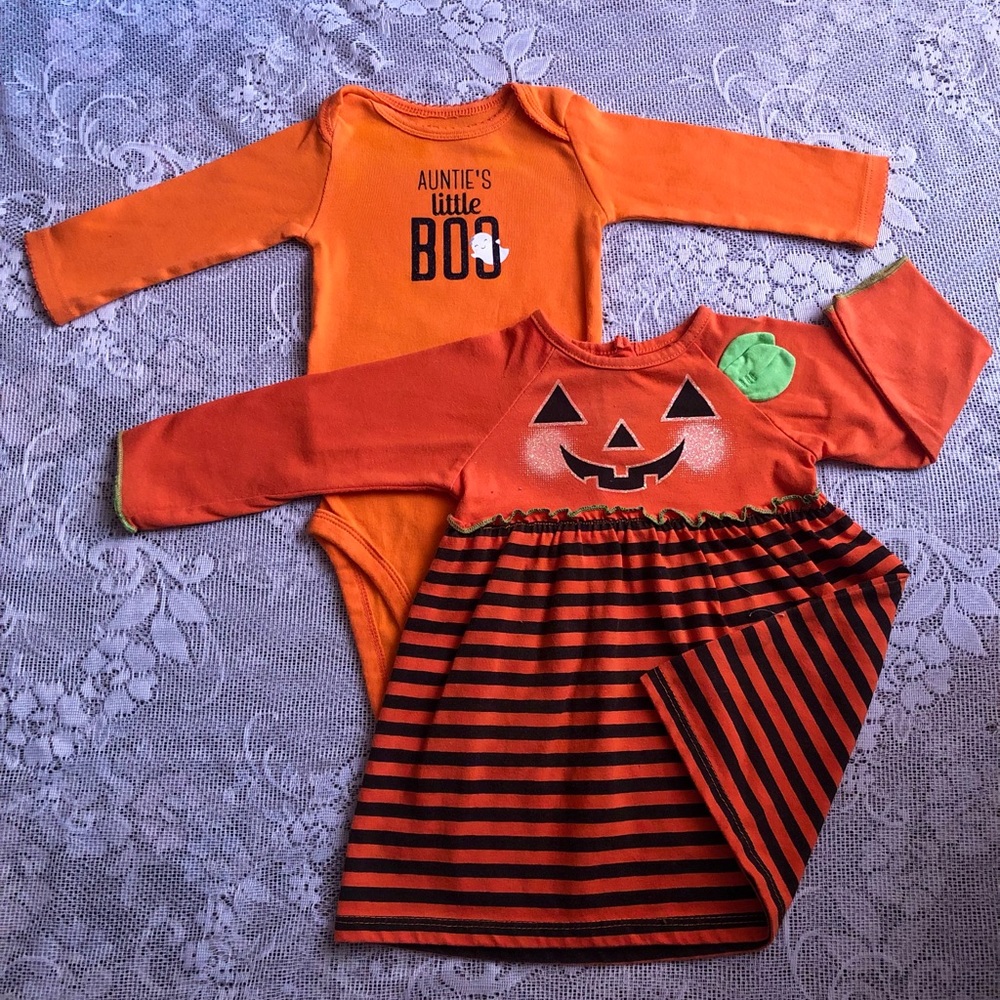 Halloween Bundle baby girl clothing (6-9) months